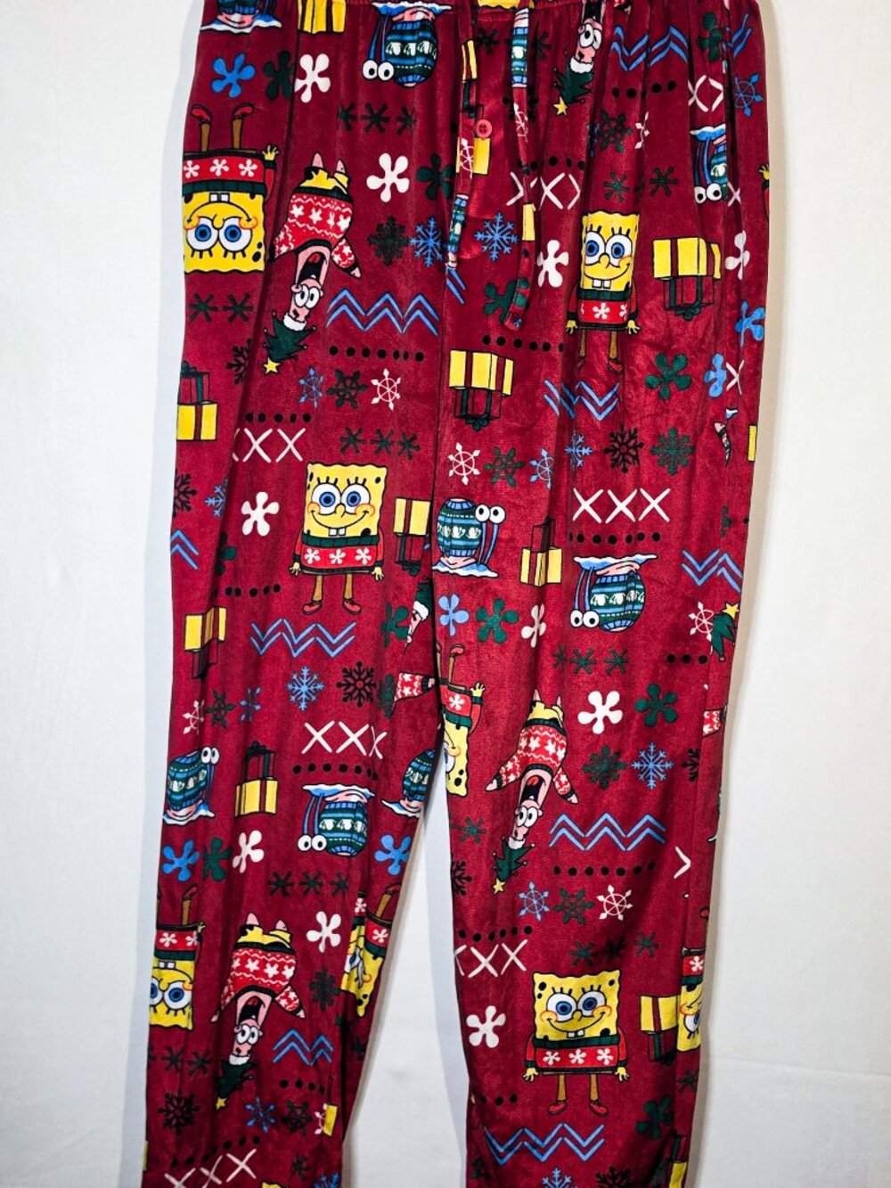 Spongebob Squarepants & Patrick Christmas PJ Pants XL
